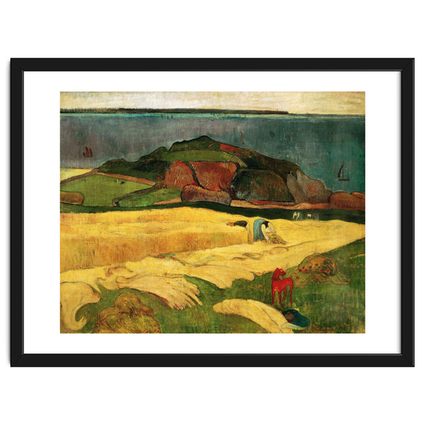 Paul Gauguin / 'Seaside Harvest', 1890, Oil on canvas, 92 × 73 cm.