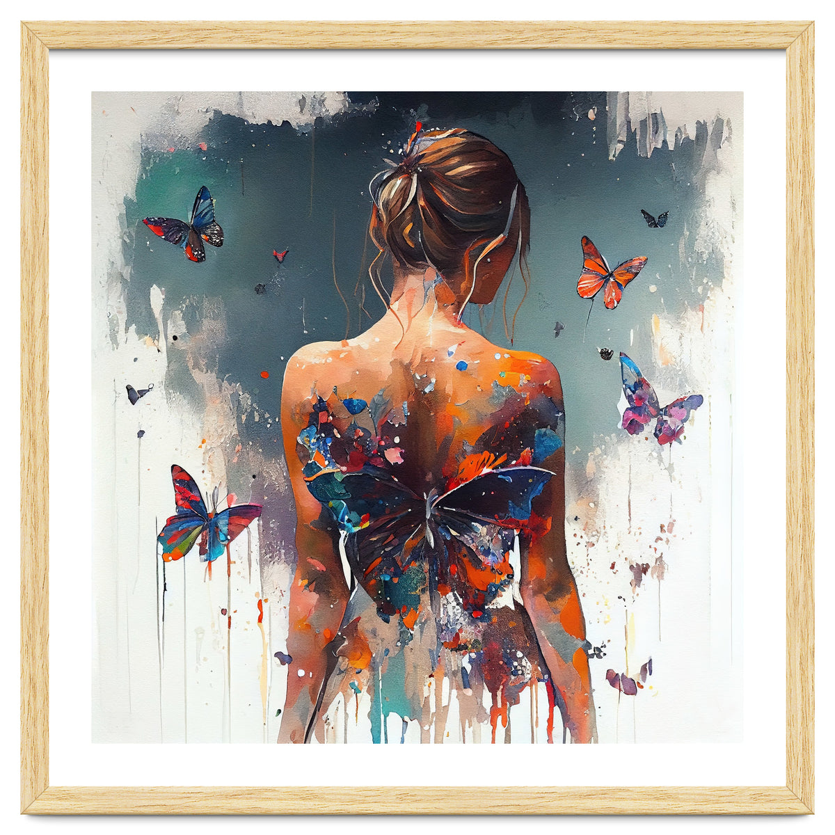 Powerful Butterfly Woman Body #4