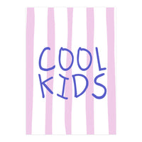 Cool Kids Club, Fun Playful Quote Print for Kids Room and Playroom Decor (Print Only)