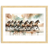 Running Horses Panorama thumbnail