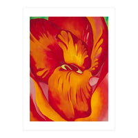 Georgia O’Keeffe – Canna Red and Orange (1926) | Vibrant Modernist Floral Painting in Bold Organic Forms (Print Only)