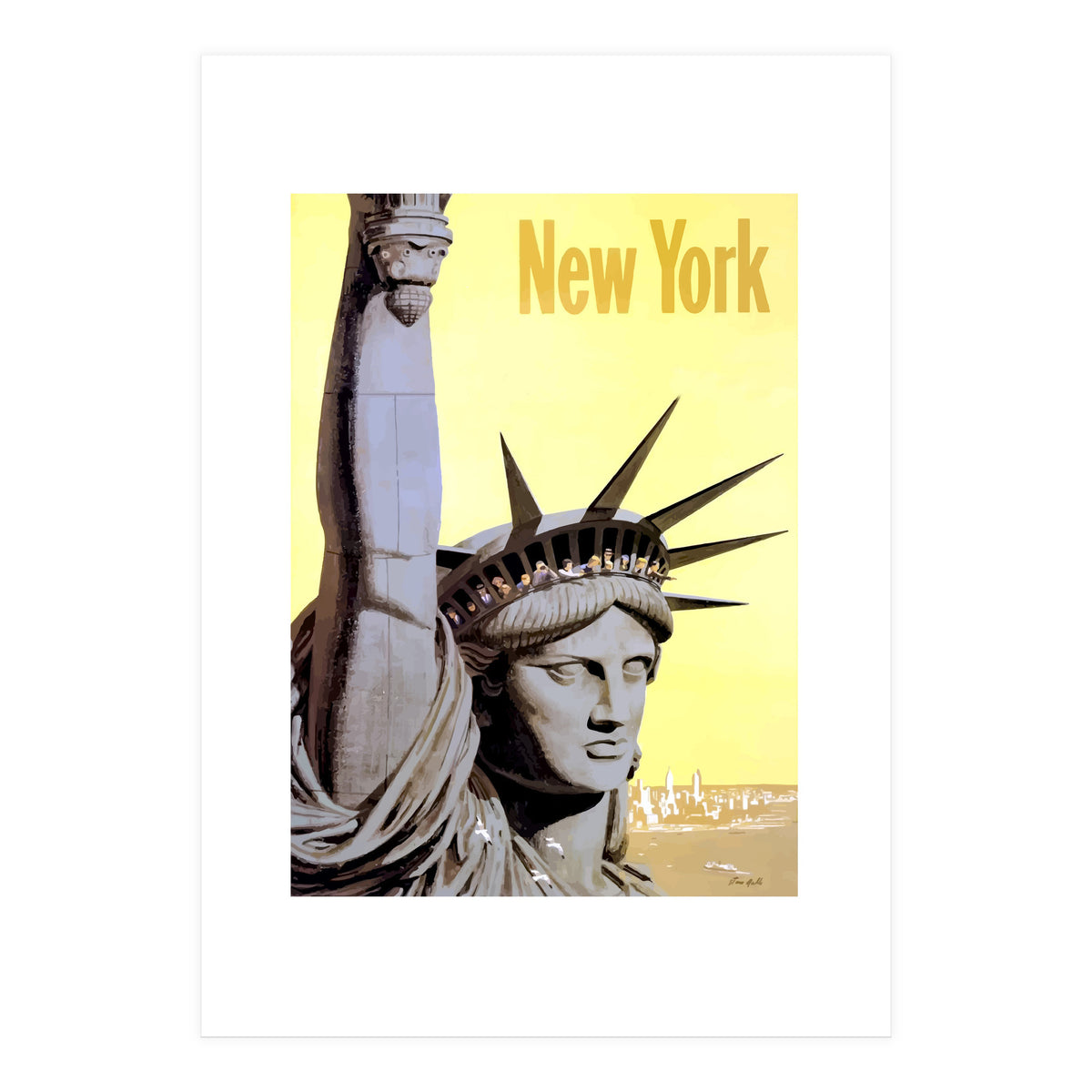 New York, Liberty Lady (Print Only)