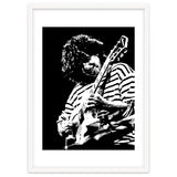 Pat Metheny American Jazz Guitarist Legend in Monochrome 3 thumbnail