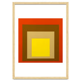 Josef Albers - Red, Brown, Golden thumbnail