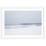 Pier in the winter seascape thumbnail