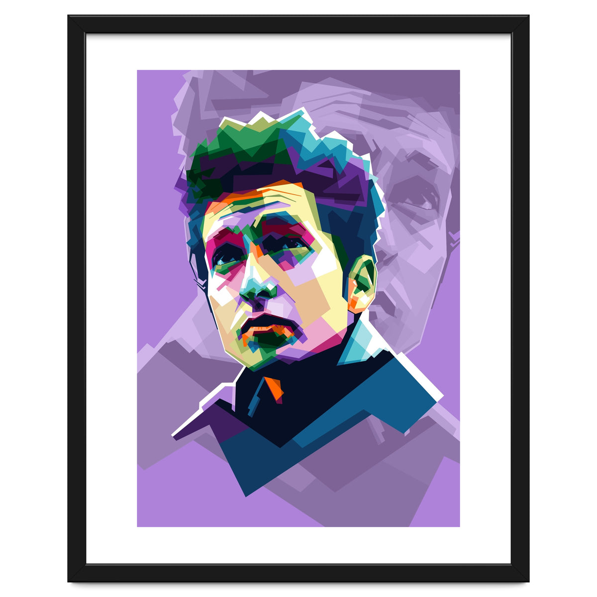Bob Dylan Pop Art WPAP