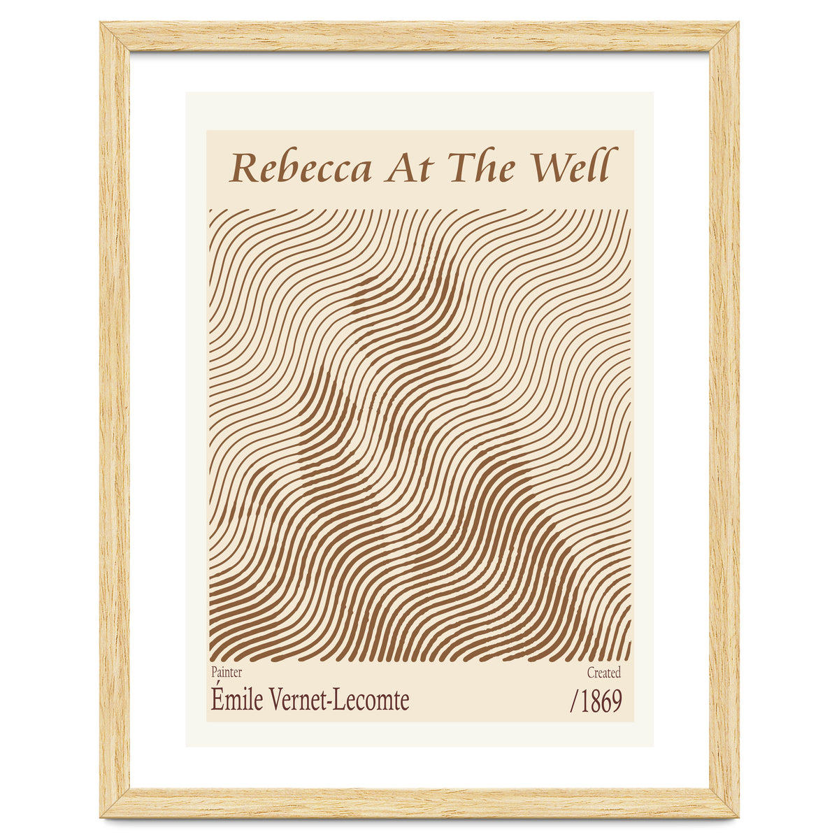 Rebecca At The Well – Émile Vernet Lecomte (1869)