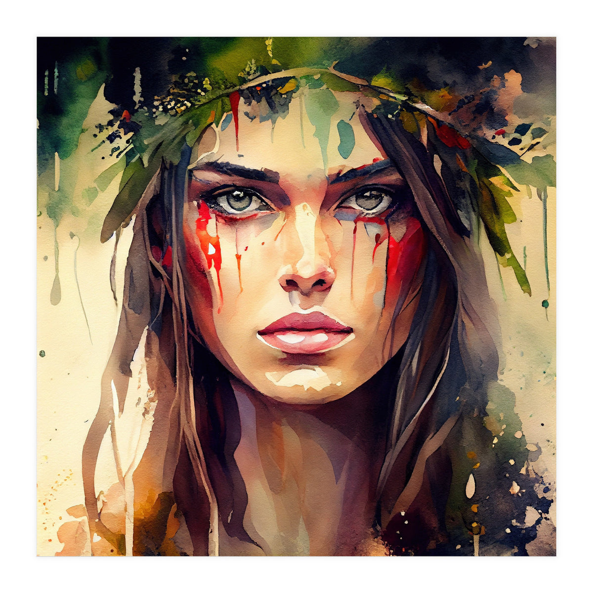 Watercolor Druid #2 (Print Only)