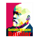 Gottlieb Daimler Pop Art WPAP (Print Only) thumbnail