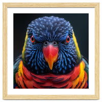 Close Up Of A Colorful Rainbow Lorikeet Bird
