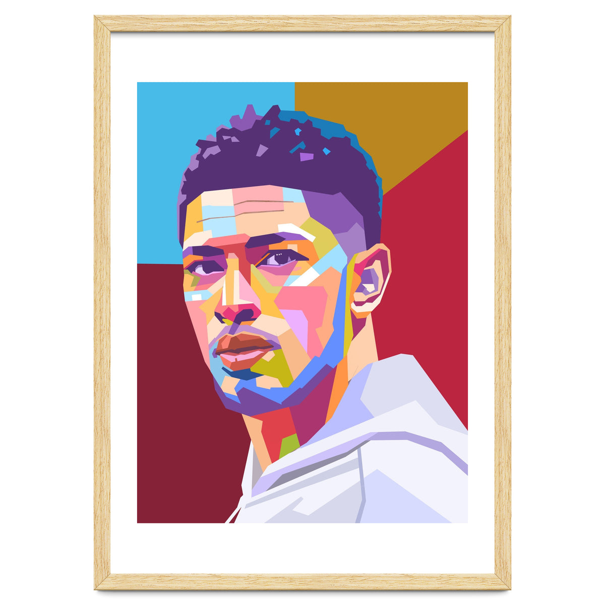 Jude Bellingham pop art portrait