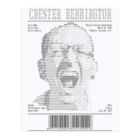 Receipt Art Chester Bennington (Print Only)