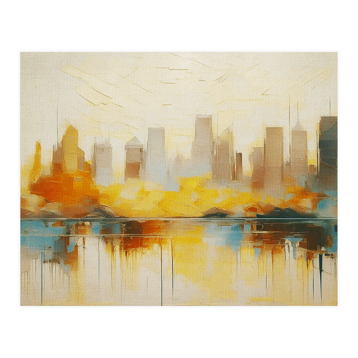 Buildings At Dusk 03 (Print Only)