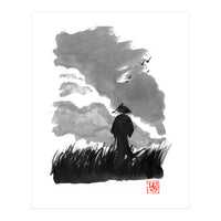 Samurai In The Prairy (Print Only)