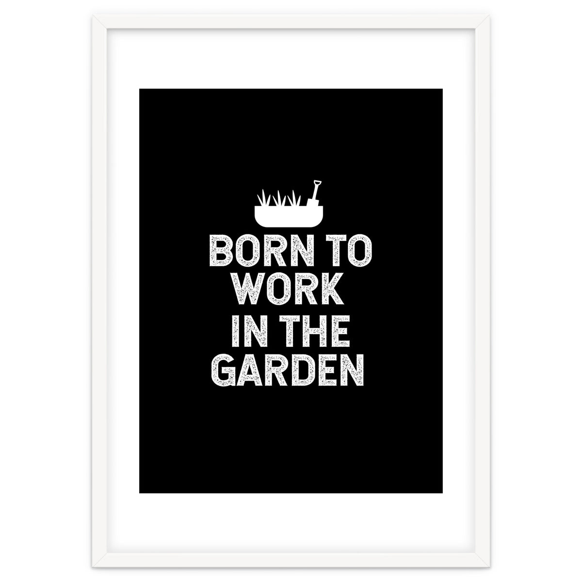 Born to work in the garden
