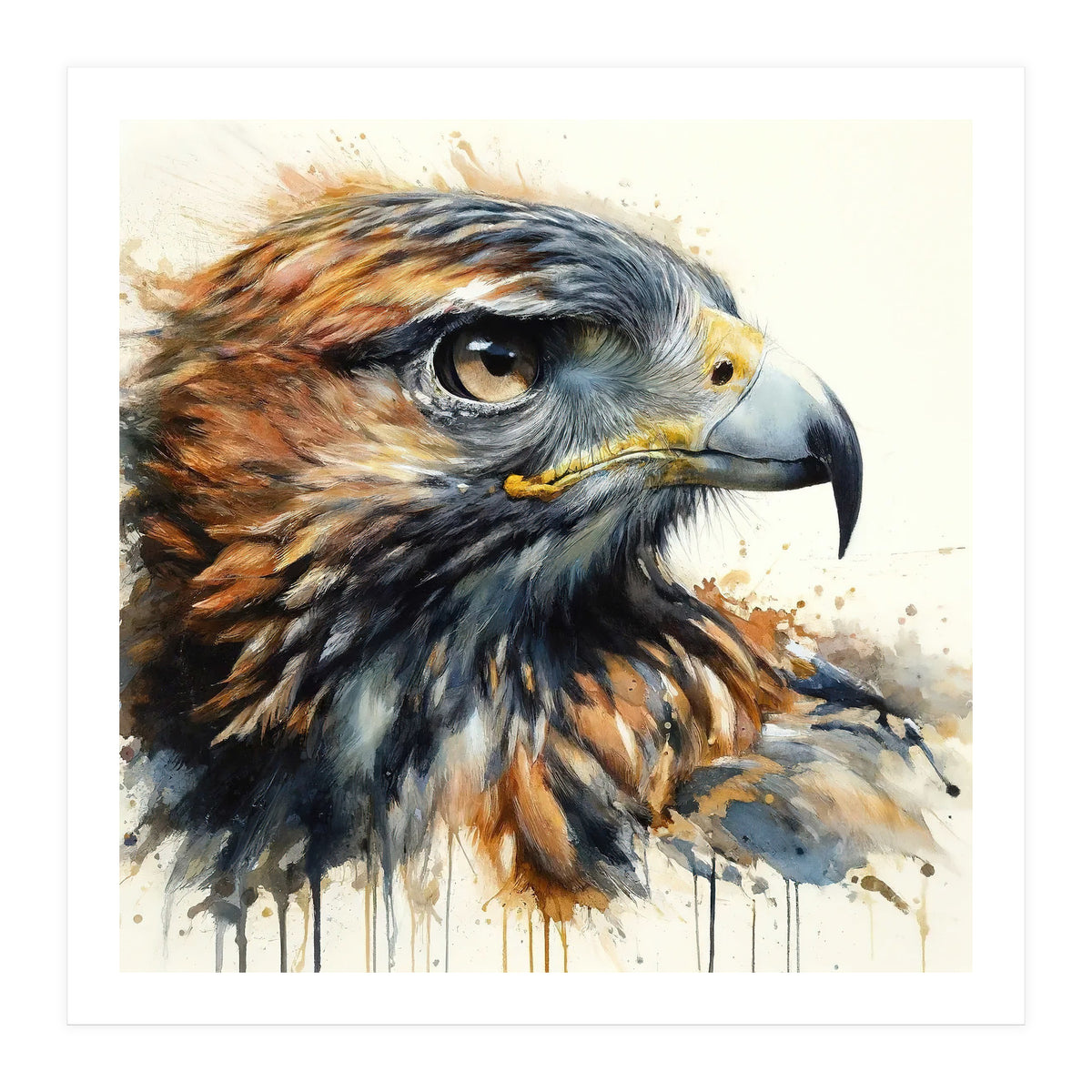 Eagle Gaze Across The Horizon (Print Only)