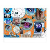 Abstract Collage 3 D Material Design Original (Print Only) thumbnail