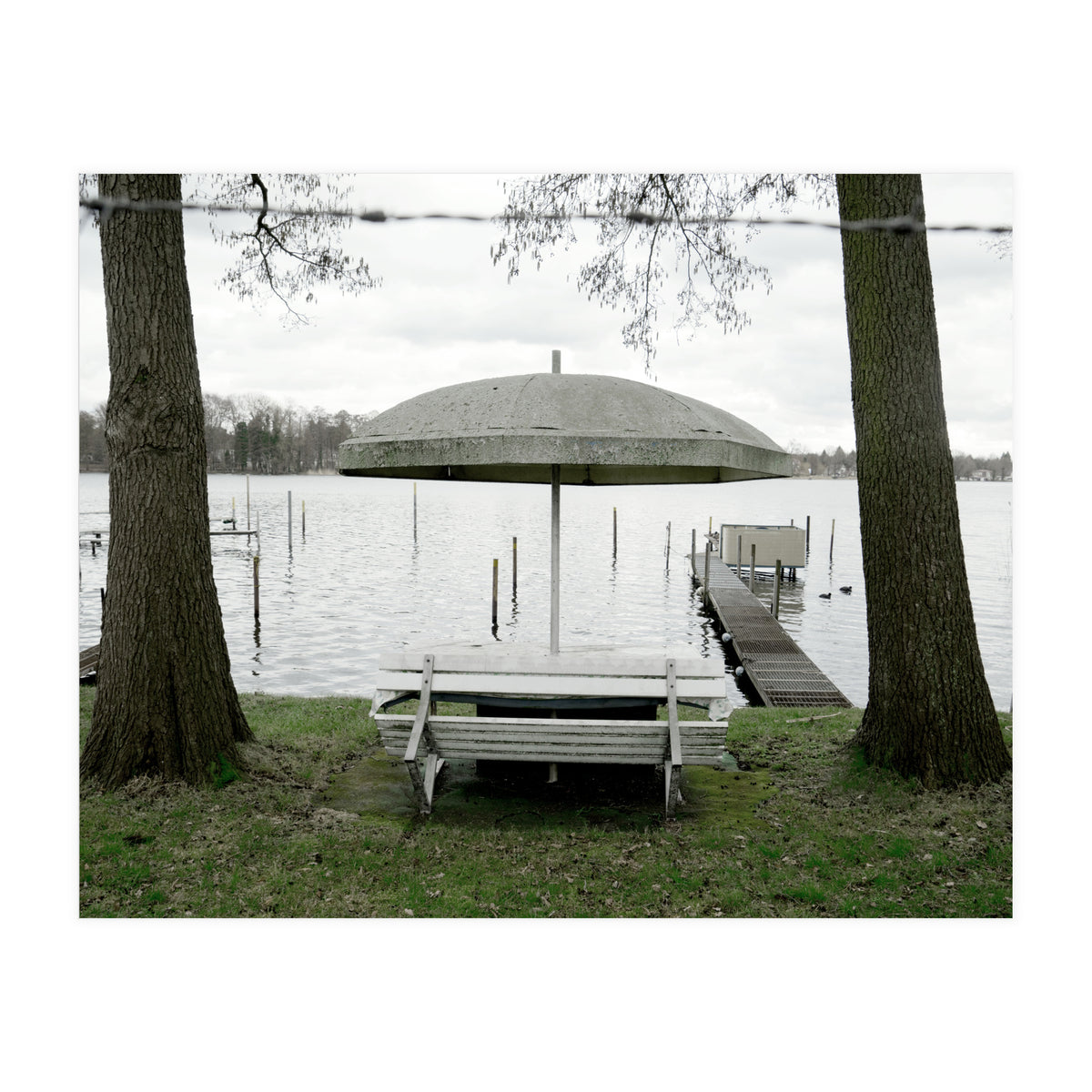 Lakeside rest place - out of season (Print Only)