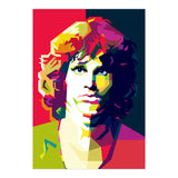 Jim Morrison Legendary Rock Pop Art WPAP (Print Only) thumbnail