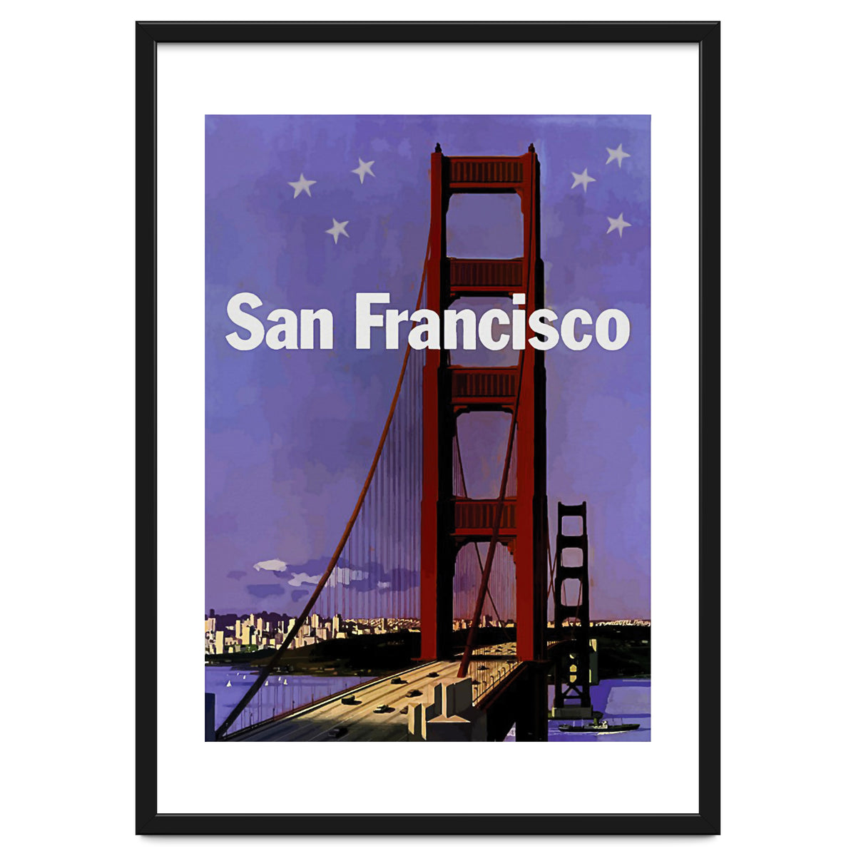 Gold Gate at Night, San Francisco