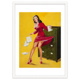 Pinup Girl In Office Accident thumbnail