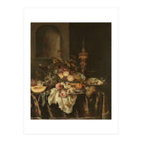 Still Life. Dating: c. 1640 - c. 1680. Measurements: h 127.5 cm × w 106.5 cm × t 3.0 cm; d 10.5 cm. (Print Only) thumbnail