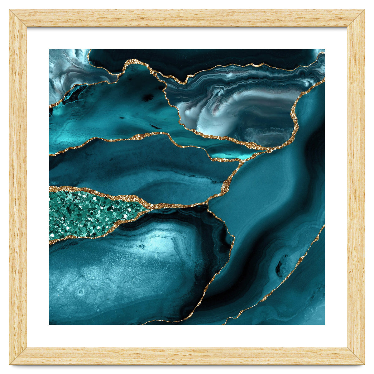 Agate Glitter Ocean Texture 10