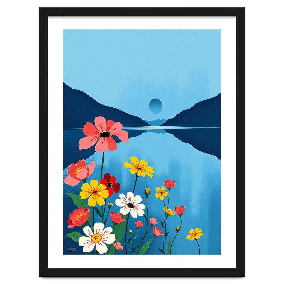 Floral Lake Calm
