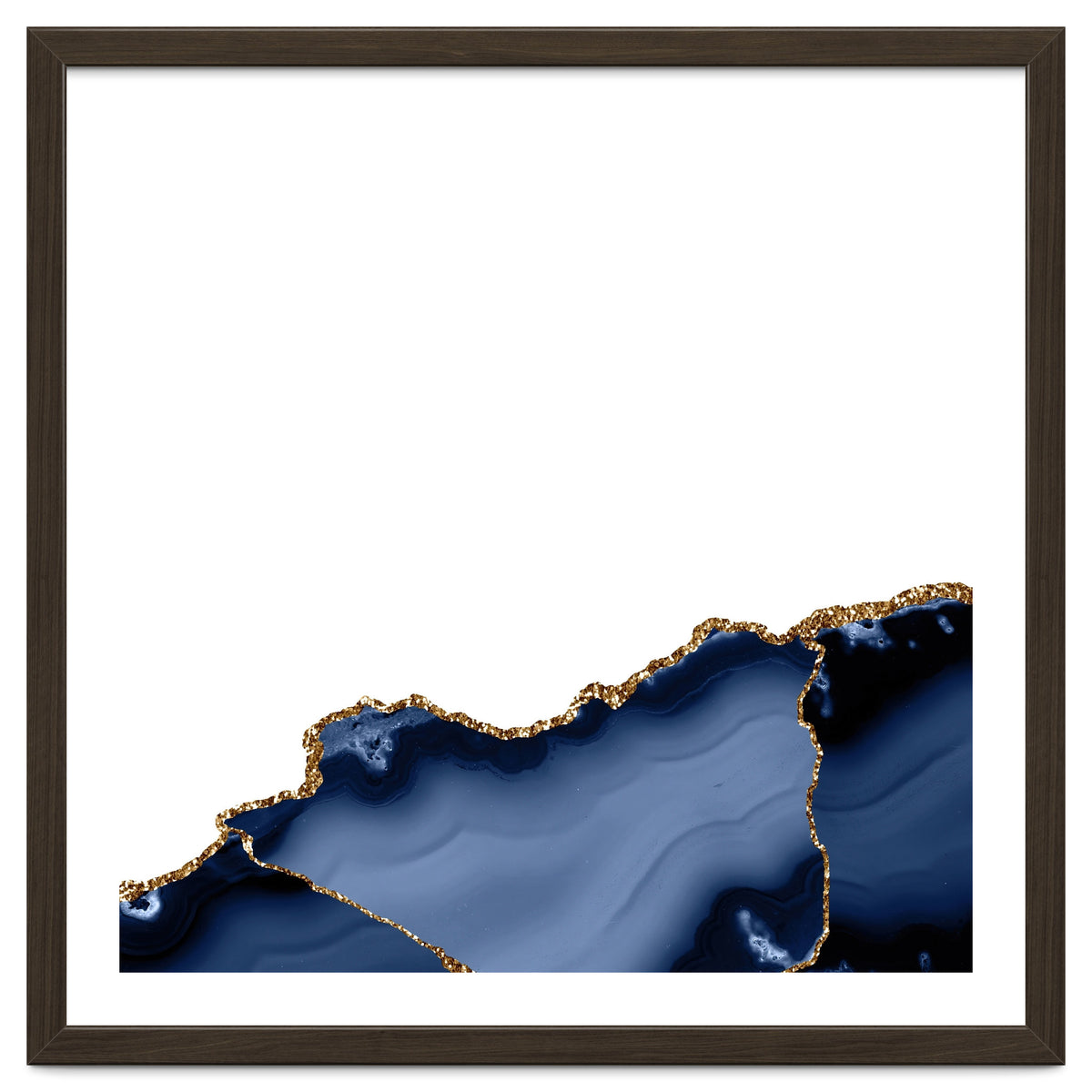 Navy & Gold Agate Texture 23