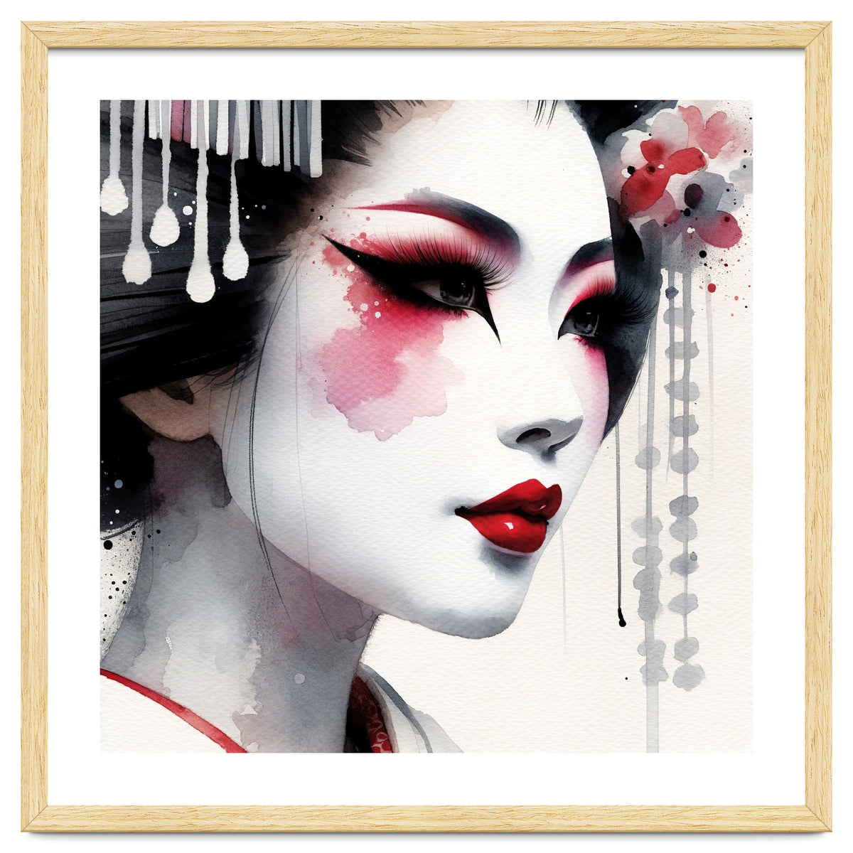 Porcelain Bloom Modern Geisha