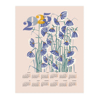 calendar 2025 pastel flowers  (Print Only)