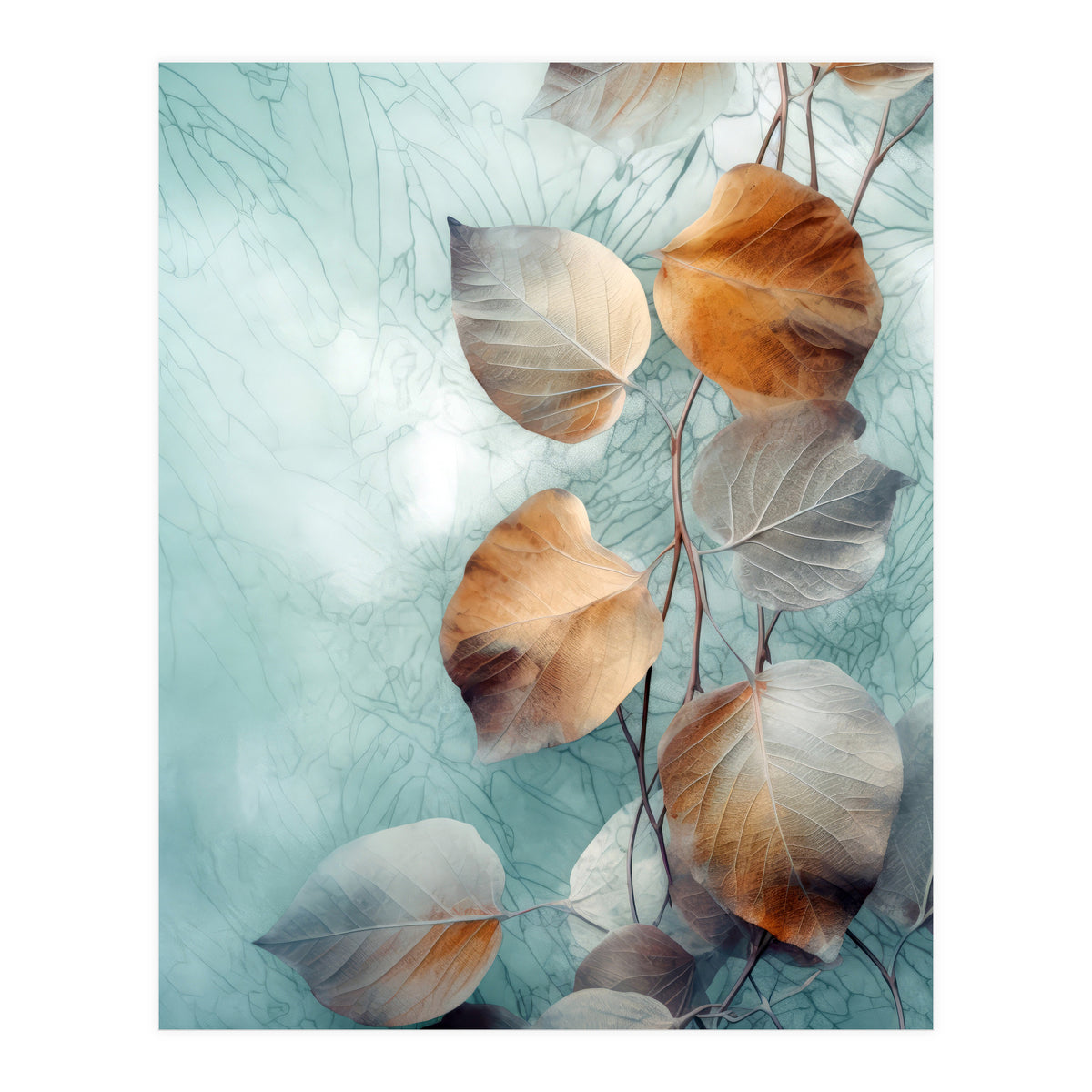 Winter leaves 2 (Print Only)