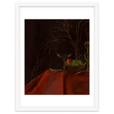 Dark Baroque Still Life Table and Wine oil thumbnail
