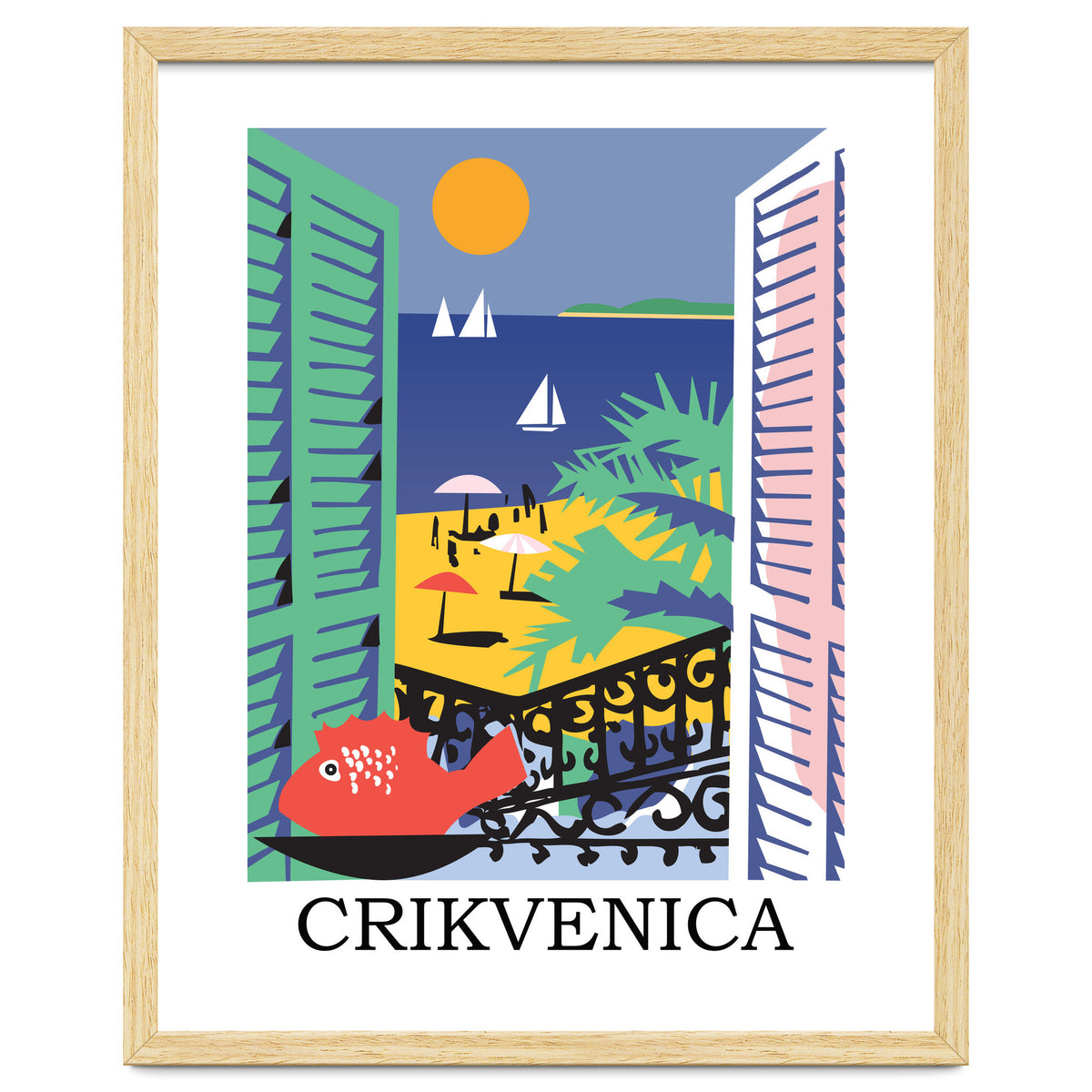 Crikvenica, View From a Window