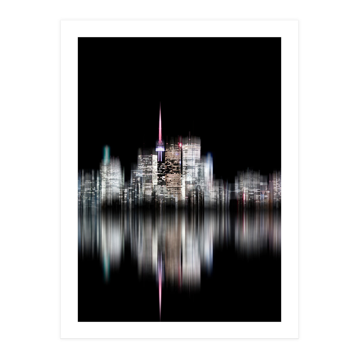 Toronto Skyline Blur Version No 2 (Print Only)
