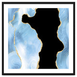 Blue & Gold Glitter Agate Texture 01 thumbnail