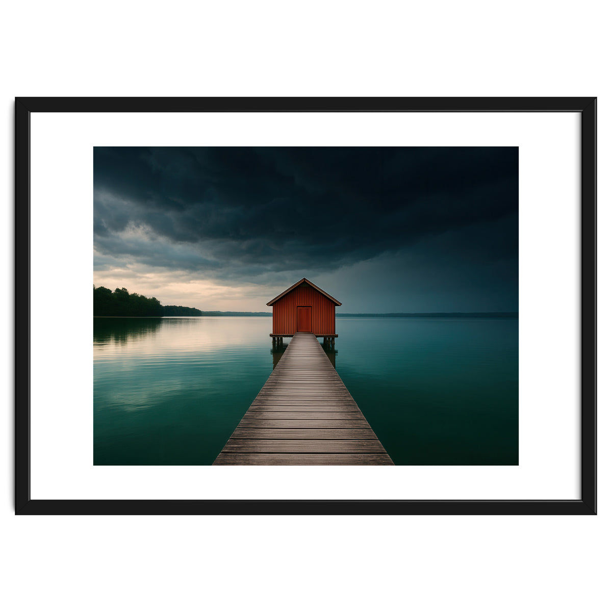 Moody Boathouse Photography Lake House