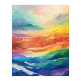 Vibrant Impasto Abstract Landscape Painting (Print Only) thumbnail