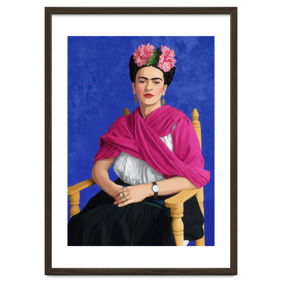 Frida Kahlo Portrait Illustration