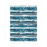Beach Sea Ocean Waves Aqua Blue (Print Only) thumbnail