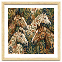 Equestrian Floral Harmony
