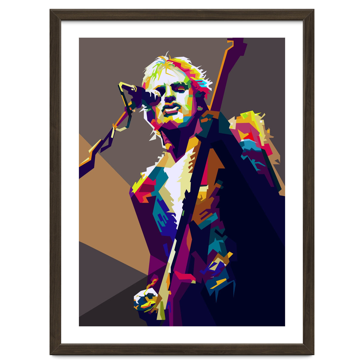 Sting The Police Pop Art WPAP