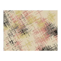 Geometric Cross Patterns Muted  (Print Only)