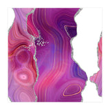 Magenta & Silver Agate Texture 05 (Print Only) thumbnail