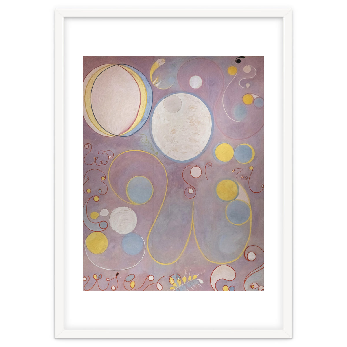 Hilma af Klint - The Ten Largest No 8 Adulthood Abstract Spiritual Geometry Art