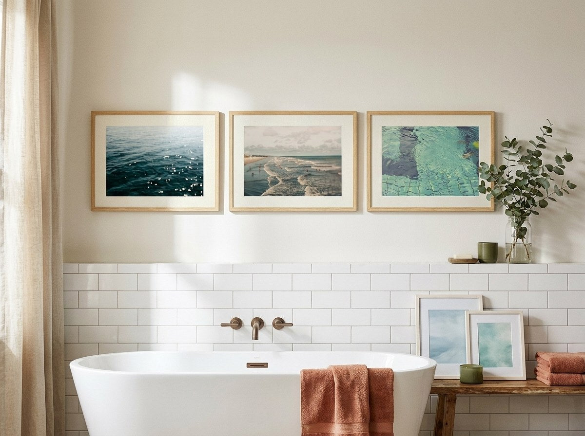 Oceanic Horizons Gallery Wall Set arrangement
