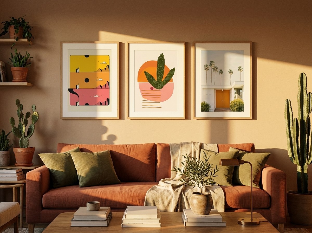 Desert Solstice Gallery Wall Set arrangement