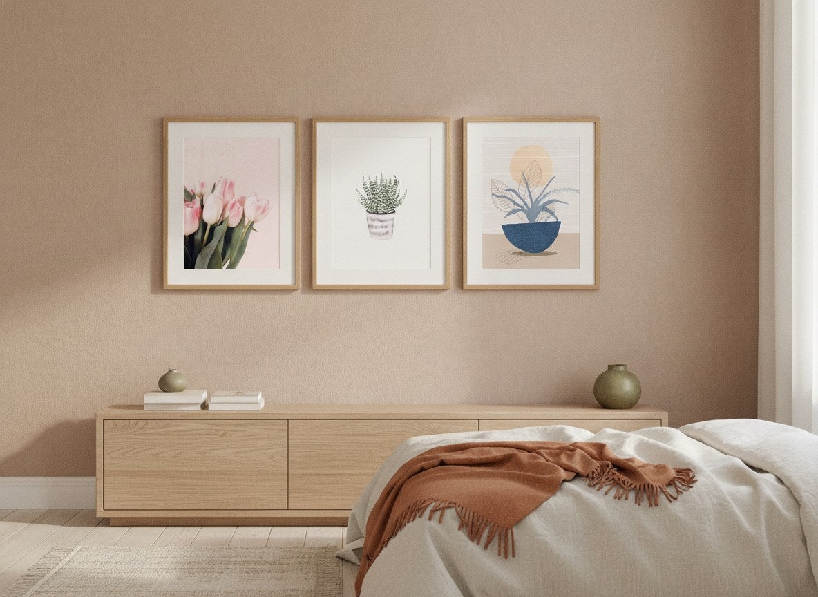 Botanical Whispers Gallery Wall Set arrangement