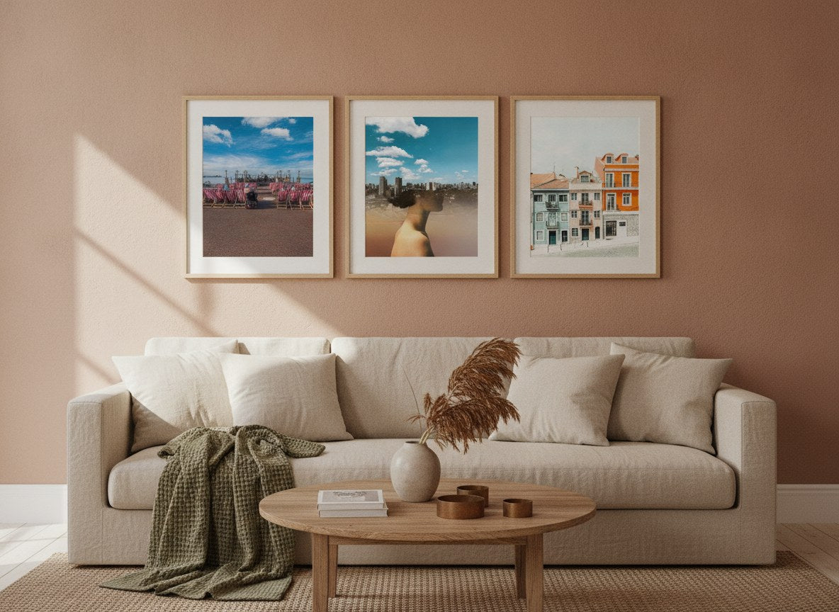 Reflective Horizons Gallery Wall Set arrangement