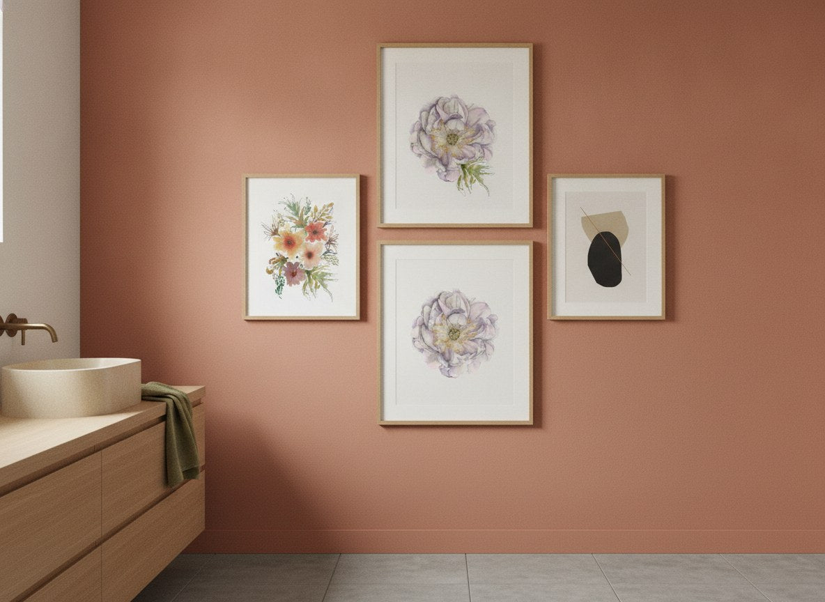 Botanical Whispers Gallery Wall Set arrangement